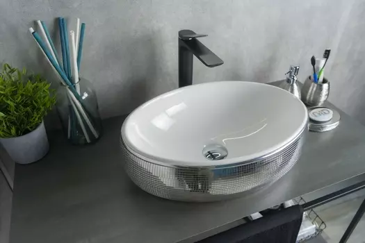 Раковина накладная Gid Nc397 48х34 белая