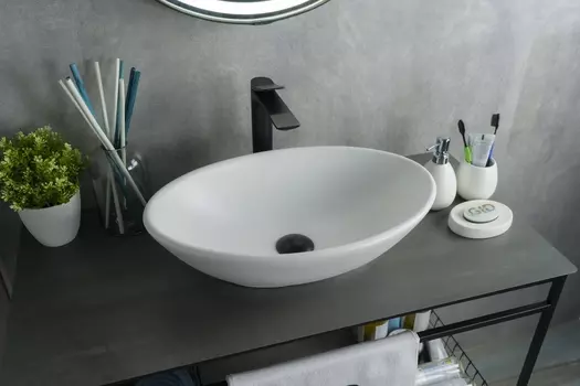 Раковина накладная Gid Wm9021 52х32 белая