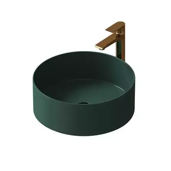 Раковина накладная Grossman GR-3013OLM светло-зеленая матовая