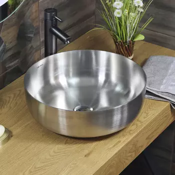 Раковина накладная Melana 400 Lake Profline 400 сатин