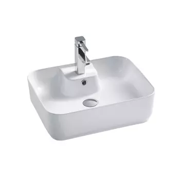 Раковина накладная Olive'S Porto PR33246 с отверстием для смесителя