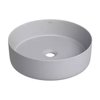 Раковина накладная Wellsee Coax 323512000 серая