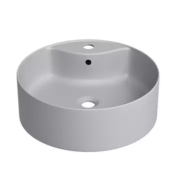 Раковина накладная Wellsee Praxis 32940800S серая