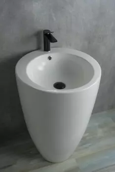 Раковина напольная Gid Nb133 49х49 белая