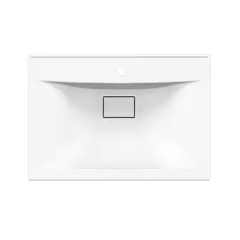 Раковина Paola Elegante 650 с декором белая глянцевая