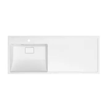 Раковина Paola Magenta 1100 L над стиральной машиной белая глянцевая