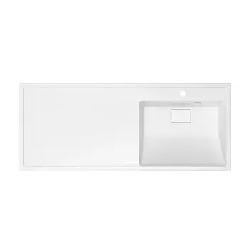 Раковина Paola Magenta 1100 R над стиральной машиной белая глянцевая