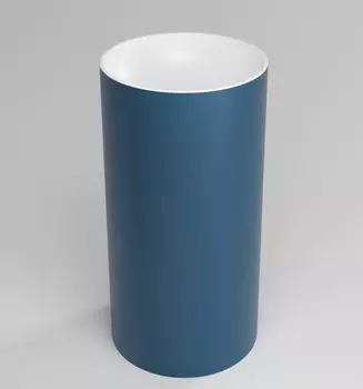 Раковина Plumberia Selection Misha soft BD белый/синий