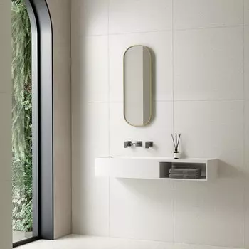 Раковина подвесная Vincea VWB-6S180MW белая матовая