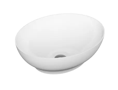 Раковина Point Сатурн 41 накладная, белый матовый