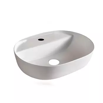 Раковина Point Виктория PN43066WM белая матовый накладная