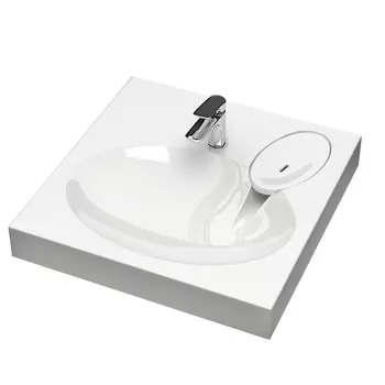 Раковина Reflexion Gamma 60х60 см над стиральной машиной