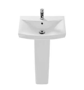 Раковина с пьедесталом Cersanit Carina 55