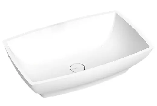 Раковина Salini Gloria 04 1102204M 60х38 накладная, белый матовый