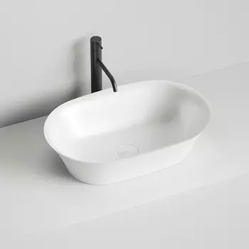 Раковина Salini Mona 110811G 60х39 см белая глянцевая