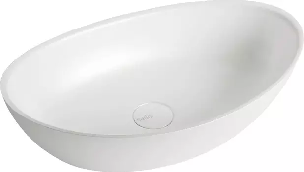 Раковина Salini Noemi 56х34 накладная, белый матовый
