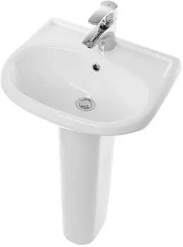 Раковина Sanita Комфорт 50 с пьедесталом