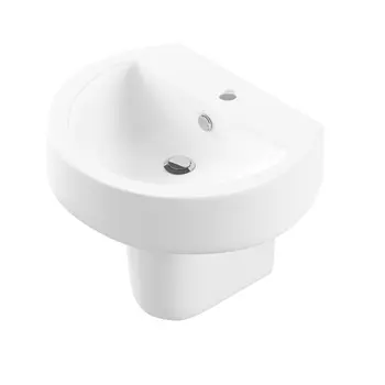 Раковина Sanita luxe Best luxe 55 с полупьедесталом