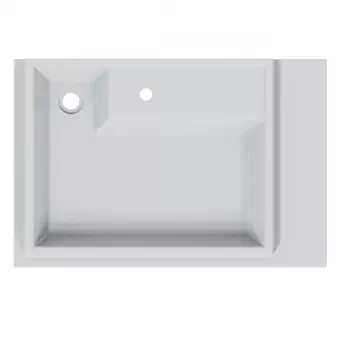 Раковина СанТа Юпитер 75х50 L над стиральной машиной, без кронштейнов