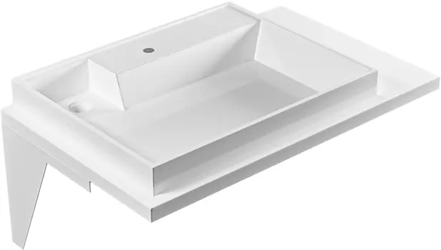Раковина СанТа Юпитер 80x50 левая, без кронштейнов