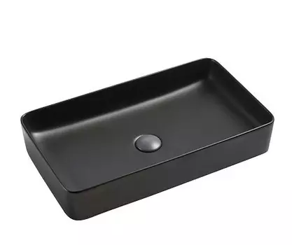 Раковина SantiLine SL-1073MB черная матовая