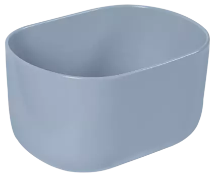 Раковина SantiLine SL-1113BM голубая матовая