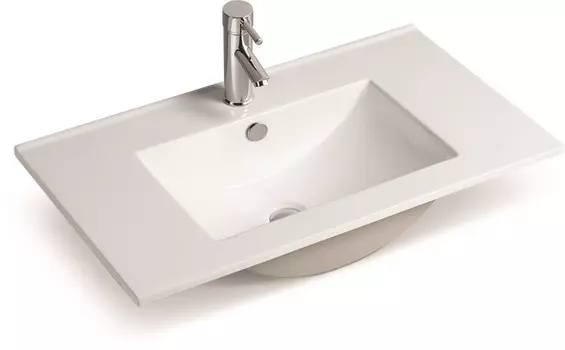 Мебельная раковина SantiLine SL-2102(70) белая глянцевая