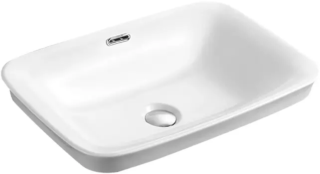 Раковина SantiLine SL-2105 встраиваемая сверху 58х40 см