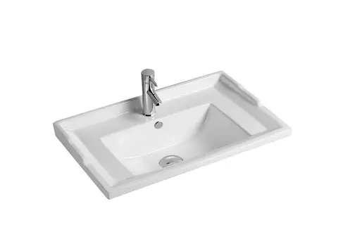 Мебельная раковина SantiLine SL-2112(100) белая глянцевая