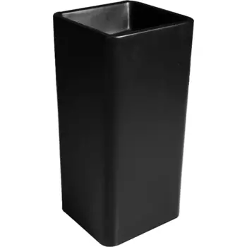 Раковина SantiLine SL-4013MB напольная, черная матовая