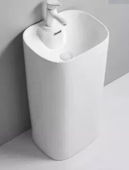 Раковина SantiLine SL-4015 напольная, белая