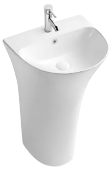 Раковина SantiLine SL-4017 напольная, белая