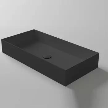 Раковина Simas Agile AG80 Nero Matt 80х40 накладная, черная матовая