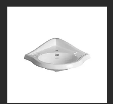 Раковина Simas Arcade AR884*1 57,5х57,5 угловая, с 1 отверстием под смеситель