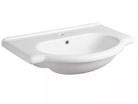 Раковина Simas Lavabi TOP 63 подвесная 78х51 см, с одним отверстием и двумя намеченными