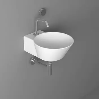 Раковина Simas Wave WA05 bi*1 34х43 круглая