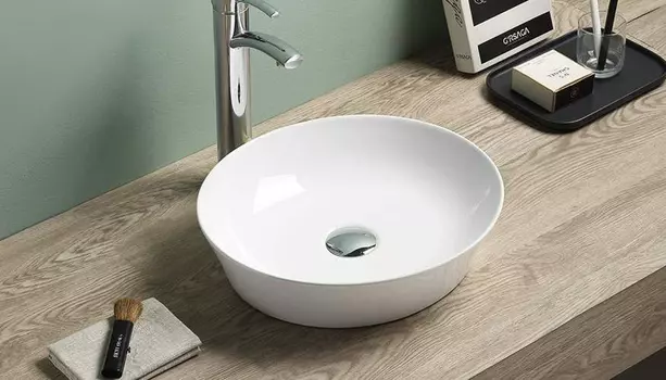 Раковина Velvex 78564 накладная 40,5х37 см