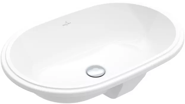 Раковина Villeroy & Boch Architectura 5A766001 63х43 см, под столешницу, альпийский белый