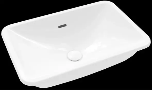 Раковина Villeroy & Boch Loop & Friends 4A570001 54х34 см, под столешницу, альпийский белый