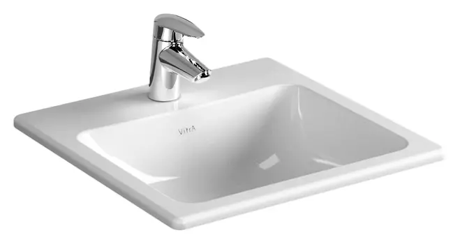 Раковина VitrA S20 5465B003-0001 встраиваемая сверху 55 см