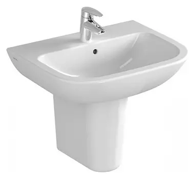 Раковина VitrA S20 5502B003-0001 55 см с полупьедесталом