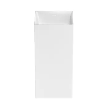 Раковина Wellsee Pure BY Wellsee 230712000 40х40 напольная, отдельностоящая, белый матовый