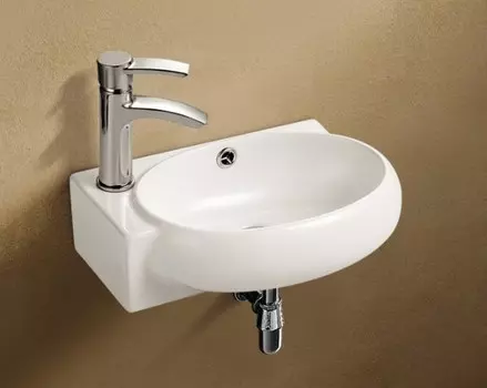 Раковина WeltWasser WW AISBACH 5011 L подвесная белая глянец