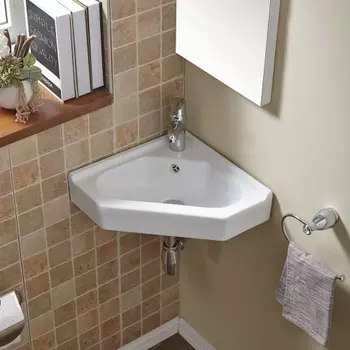 Раковина WeltWasser WW AISBACH 7012 GL-WT подвесная 38,5 см