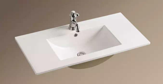 Раковина WeltWasser SK DEILBACH 7506- 90 белая глянец