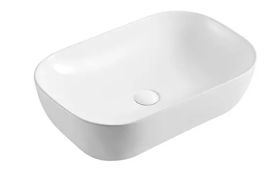 Раковина WeltWasser SK ELBACH 21434 накладная 61х40 см, белая глянец