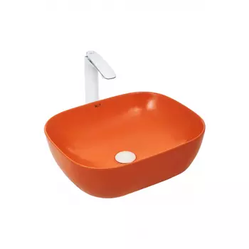 Раковина WeltWasser SK ELBACH 2143 MO накладная 49x39,5 см, оранжевая