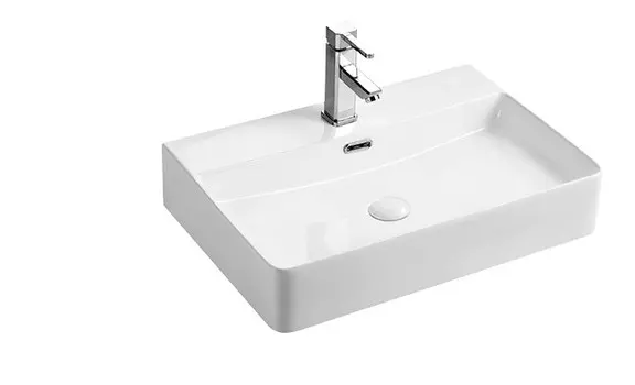 Раковина WeltWasser SK ELBACH 2173 накладная 60x42 см, белая глянец