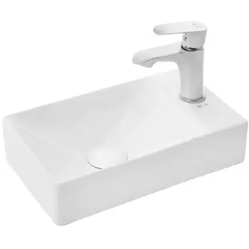 Раковина WeltWasser WW AISBACH 5111 R подвесная белая глянец