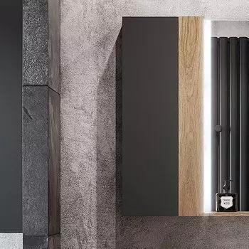 Шкаф Aquaton Терра 24 дуб кантри/антрацит